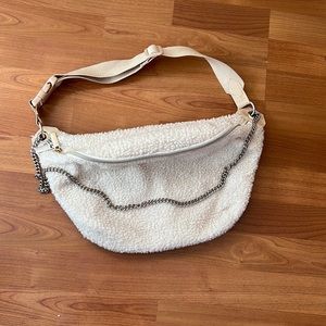 Beis Shearling Belt Bag